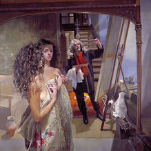 Load image into Gallery viewer, The Painter with Anna (III) - white shawl. 1993
